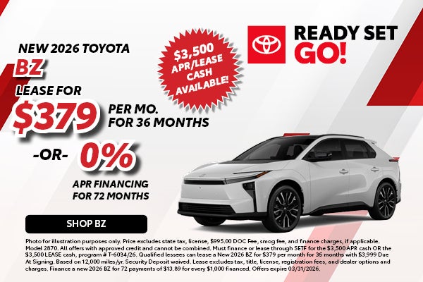 NEW 2026 TOYOTA BZ